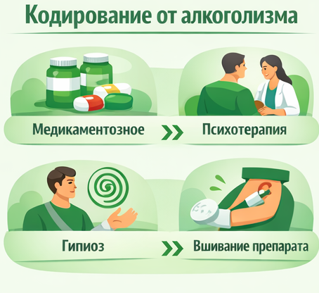 кодирование от алкоголизма в Медногорске Санати